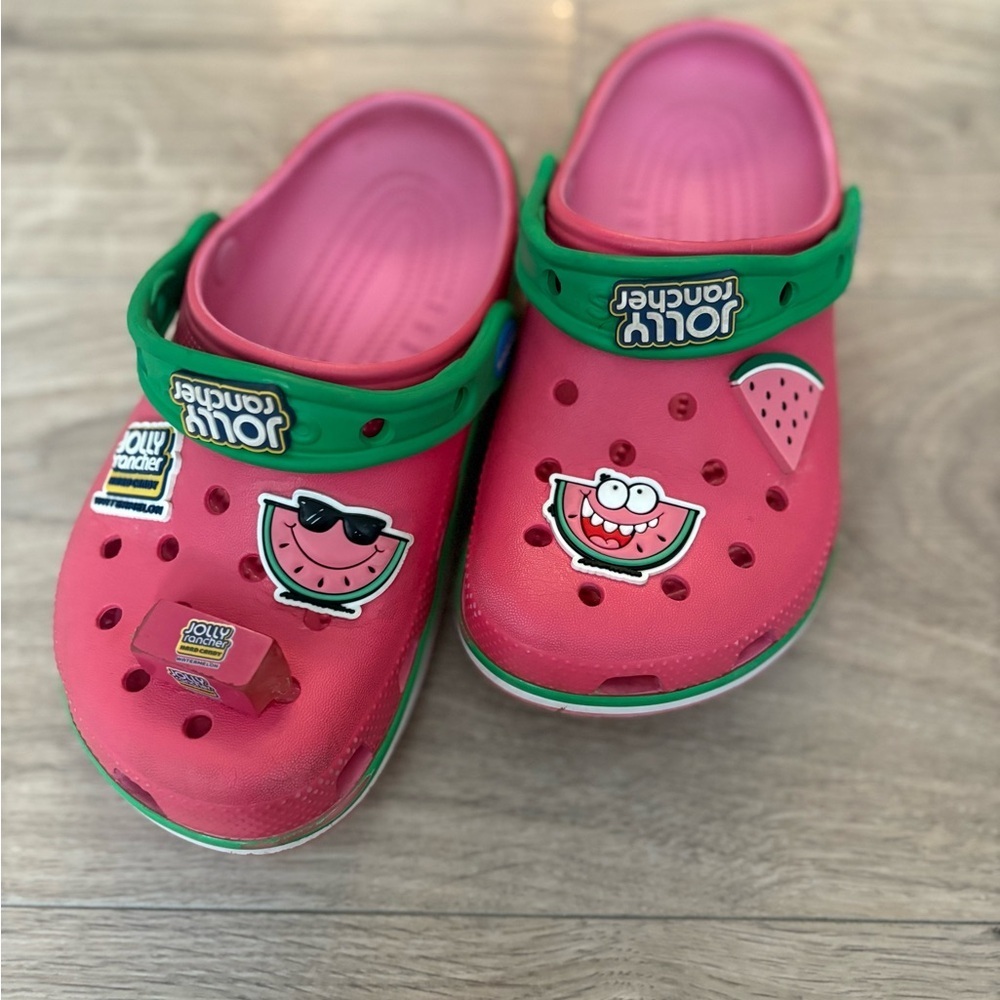 Crocs Kids J1-Limited Edition Jolly Rancher Watermelon - Picture 2 of 10